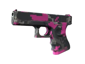 Glock-18 - Пиксельный камуфляж «Розовый» - 160x114