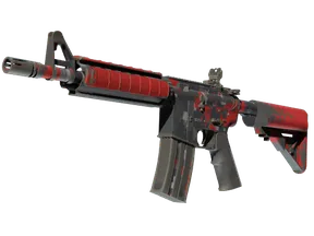 M4A4 - Пиксельный камуфляж «Красный»